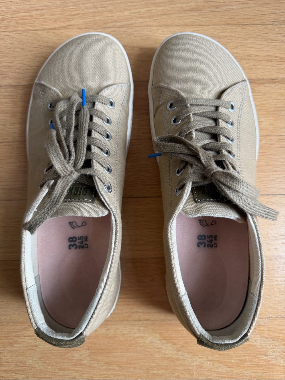 Birkenstock - Arran Lace-Up Sneaker, Khaki Canvas - Picture 4 of 14